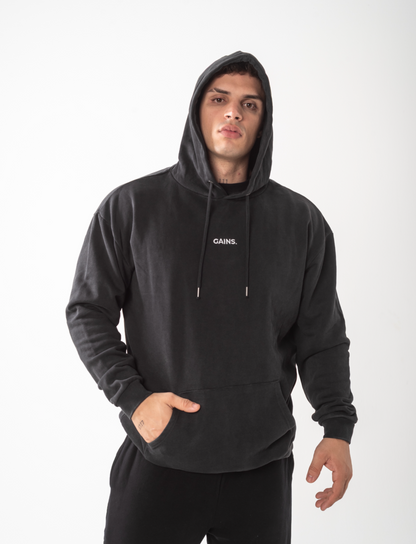 CANGURO STONE WASH STAY PRESENT UNISEX BORDADO