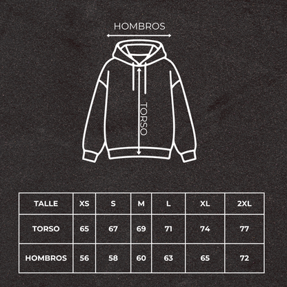 CANGURO STONE WASH STAY PRESENT UNISEX BORDADO