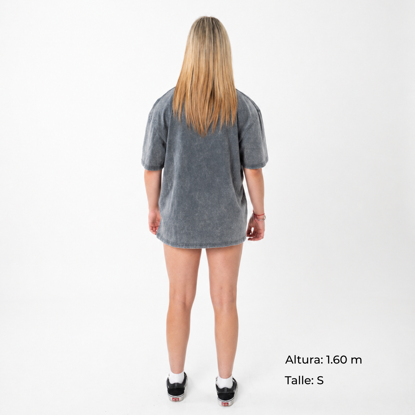 REMERA STONE WASH GRIS UNISEX