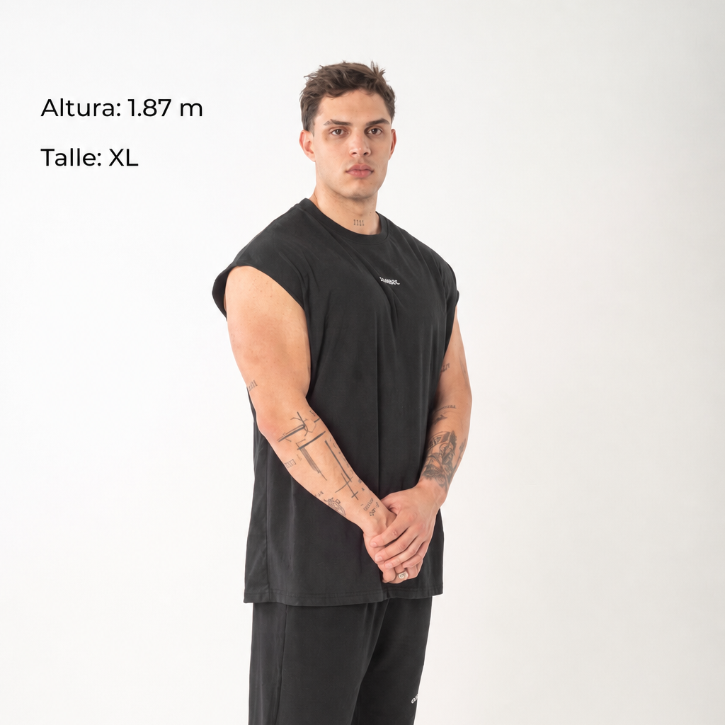 MUSCULOSA CLASSIC UNISEX BORDADA