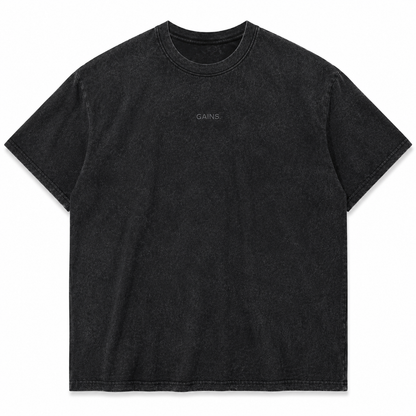 REMERA OVER ASCEND BORDADO STONE WASH