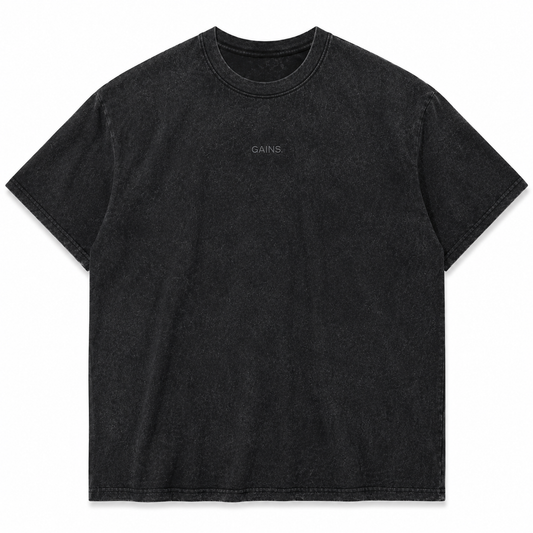 REMERA OVER ASCEND BORDADO STONE WASH