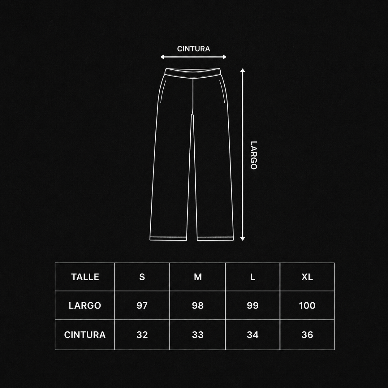 JOGGER RECTO OBSESSION NEGRO UNISEX