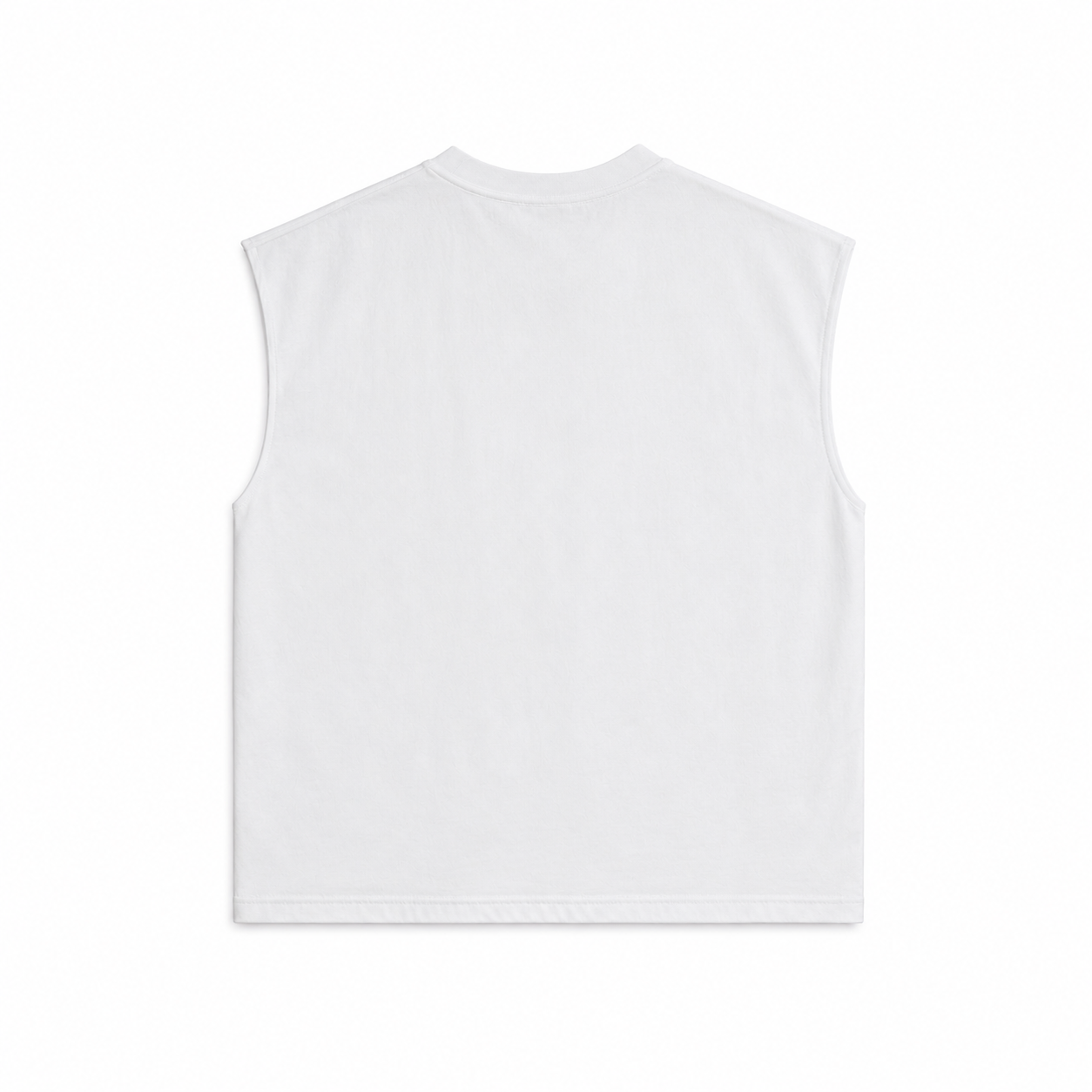 MUSCULOSA OBSESSION BLANCA UNISEX BORDADA