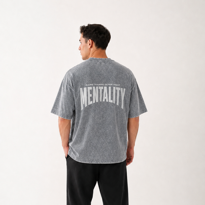 REMERA EXCLUSIVA MENTALITY STONE WASH OVER