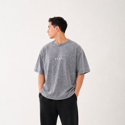 REMERA EXCLUSIVA MENTALITY STONE WASH OVER