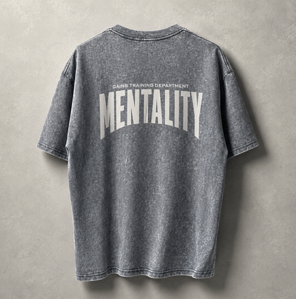 REMERA EXCLUSIVA MENTALITY STONE WASH OVER