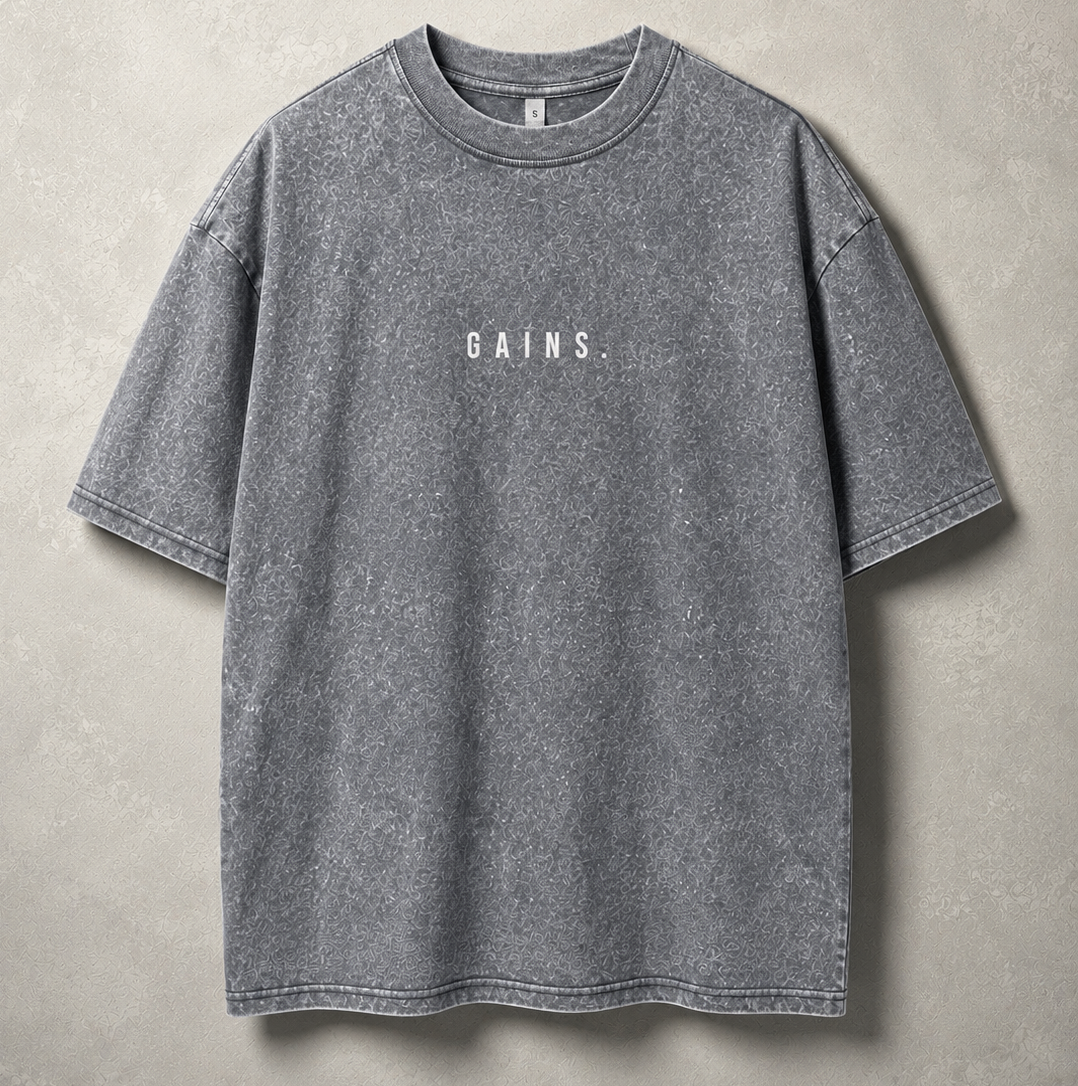 REMERA EXCLUSIVA MENTALITY STONE WASH OVER