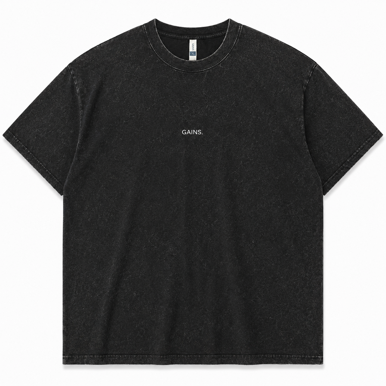 REMERA EXCLUSIVA GAINS CLUB STONE WASH OVER