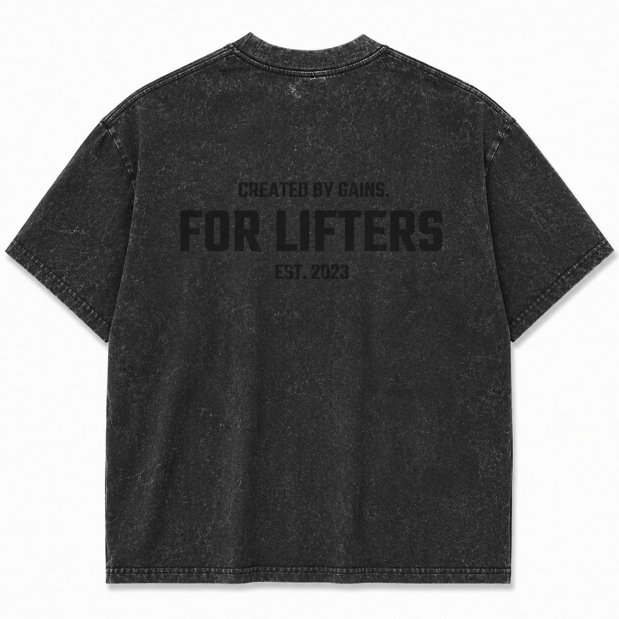REMERA FOR LIFTERS STONE WASH OVER