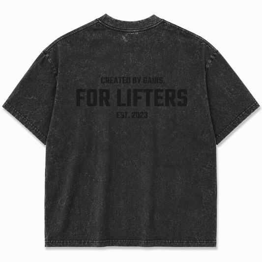 REMERA FOR LIFTERS STONE WASH OVER