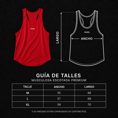 MUSCULOSA OLD SCHOOL GAINS