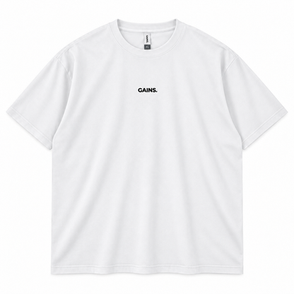 REMERA OVER BORDADA BLANCO UNISEX